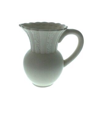 FTD Ceramic Pitcher Vase Cream 7"